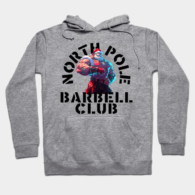 North Pole Barbell Club 3 Hoodie by ScottLeechShirts